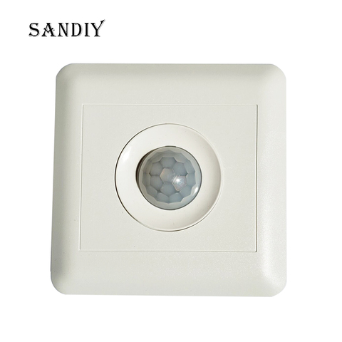 10A 260V Smart Switch PIR Infrared Auto Control ON/Off LED Lamp Lighting Switch Motion Sensor Human Body Induction Detector ► Photo 1/6