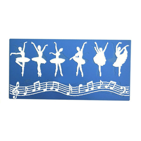 Ballerina Music Silicone Mold Cake Lace Cake Mold Sugar Lace Mat Cake Decorating Tool Kitchen Baking Tool ► Photo 1/6