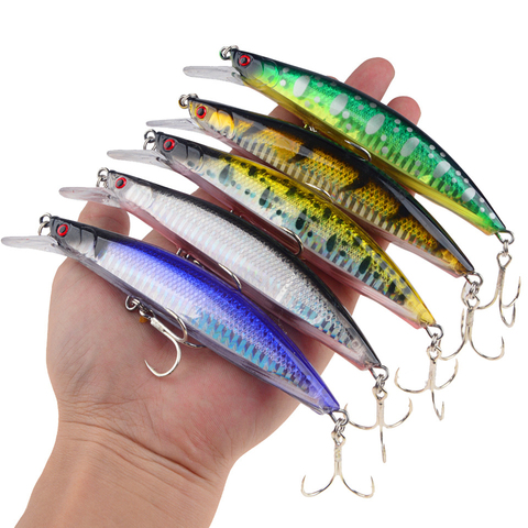 Sinking  Minnow Fishing Lure Hard Artificial Bait Wobbler 13cm 23g Bass Trolling Crankbait Carp Pesca Pike Fishing tackle ► Photo 1/6