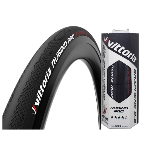 Vittoria Rubino Pro G2.0 Graphite Race 2.0 700x25C Folding Tyres Road Bicycle Clincher tire ► Photo 1/6