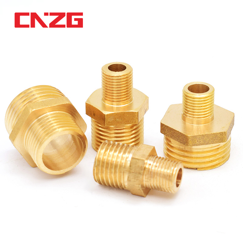 3/4"Brass Fitting Reducing Nipple BSP Hose Pipe Connectors Connecter Water&Fuel 