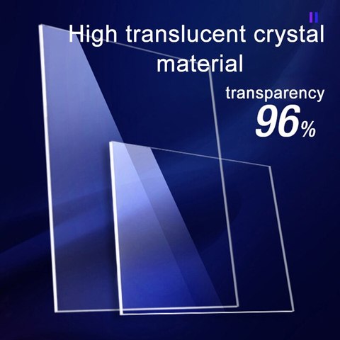 Transparent acrylic plate plexiglass panel, transparent plastic plexiglass sign, DIY screen projector thickness 1-9mm ► Photo 1/1
