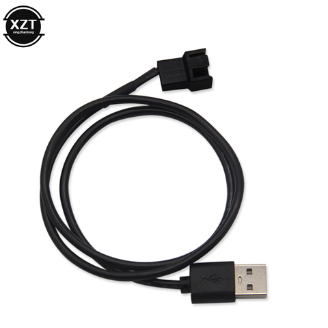 New 3/4 Pin Computer PC Fan Power Cable Connector Adapter 5V 30cm 50cm Connect 3pin or 4pin Fan to USB Adapter Cables ► Photo 1/6