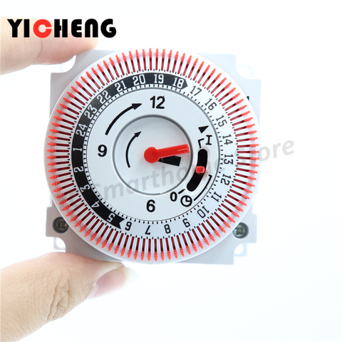1Pcs time control switch timing time controller industrial timer mechanical timing 15min-24 o'clock, intelligent management ► Photo 1/1