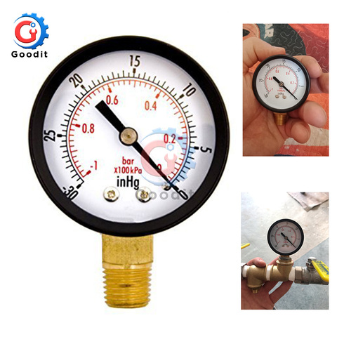 Portable Dual Scale Dial Gauge 1/4