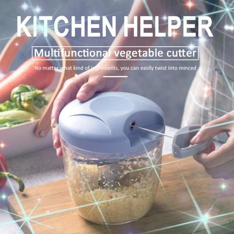 Multifunction Easy Use High Speedy Design Vegetable Fruit Twist Shredder Manual Meat Grinder Chopper Garlic Cutter Kitchen Tools ► Photo 1/6