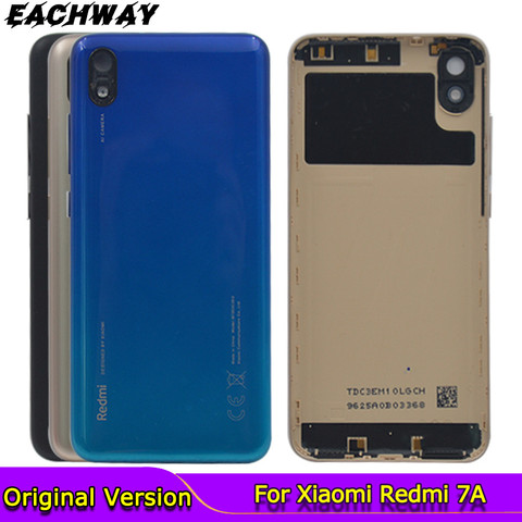 Original Housing Xiaomi Redmi 7A Battery Back Cover Replacement Parts Case With Lens With Buttons Redmi 7A Housing Repair Parts ► Photo 1/6