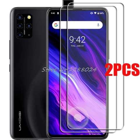 2PCS FOR UMI UMIDIGI S5 Pro Tempered Glass Protective on UMIDIGI S5Pro Screen Protector Glass Film Cover ► Photo 1/6