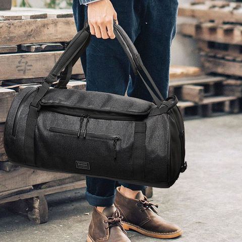 Men Big Travel Bag Canvas Hand Luggage Oxford Unisex Waterproof Travel Bags Women Luggage Backpack With Shoe Pouch ► Photo 1/6