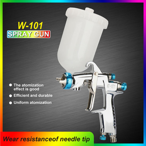 W101 Paint Spray Gun For Cars Hand Manual Sprayer Pneumatic Tool ► Photo 1/6