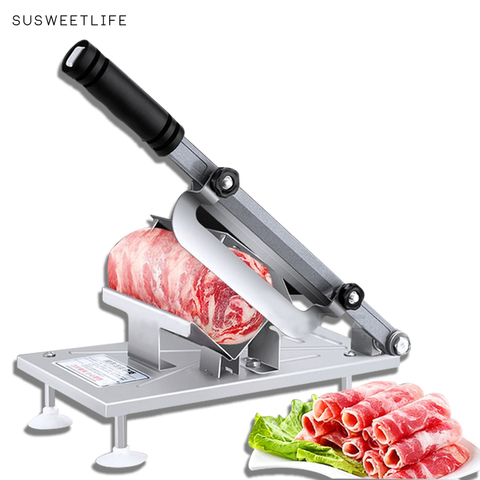 Meat slicer Slicer Sliced meat cutting machine  slicer Automatic meat delivery Desktop Easy-cut frozen beef and mutton ► Photo 1/6