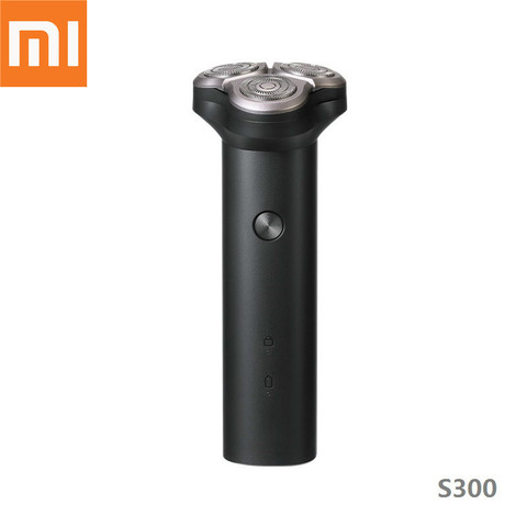 Original Xiaomi Mijia Electric Shaver S300 Black 3D Floating Veneer Double Cutter Head IPX7 Waterproof Type-C Charger ► Photo 1/6