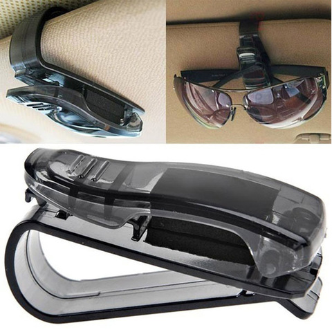 NEW Fashion Car Sun Visor Glasses Sunglasses Ticket Receipt Card Clip Storage Holder Gift Adjusts Eyeglasses Securely ► Photo 1/6