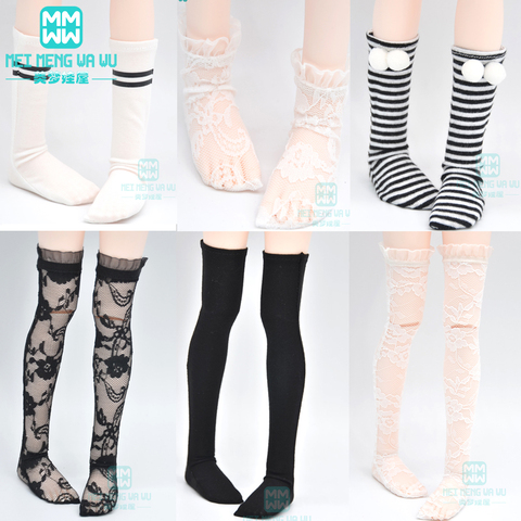 Doll accessories for 1/3 1/4 1/6 BJD DD SD GEM,XAGADOLL MYOU YOSD doll fashion Lace socks long stockings ► Photo 1/6