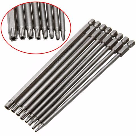 8pcs Torx Screwdriver Bit 150mm Length Long Steel Magnetic Security Electric Screw Driver Set ► Photo 1/6