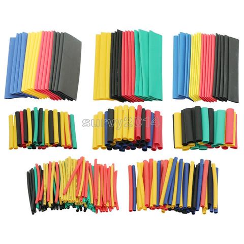 328pcs Set Polyolefin Shrinking Assorted Heat Shrink Tube Wire Cable Insulated Sleeving Tubing Set 2:1 ► Photo 1/4