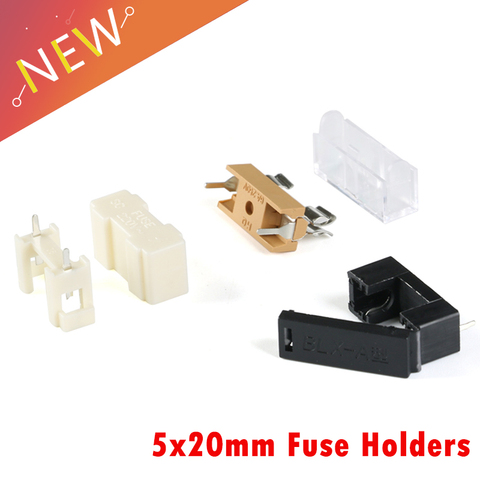 10PCS/LOT 5x20mm Fuse Holders 5X20 Insurance Tube Socket Fuse Holder For 5*20 Insurance ► Photo 1/6