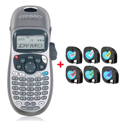 Original Dymo label printer LT-100H portable printing machine with LetraTag tape label maker printer for LT 12267 91201 91202 ► Photo 1/6