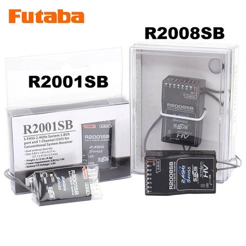 FUTABA R2001SB R2008SB 2.4G S-FHSS HV S.BUS receiver compatible T18MZ T8J T6J T6K T10J 14SG 16sz 18sz remote control FPV Racing ► Photo 1/6