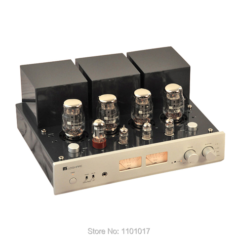 MUZISHARE New X7 KT88 Push-Pull tube amplifier HIFI EXQUIS GZ34 Lamp Amp Best Selling With Phono and Remote ► Photo 1/6