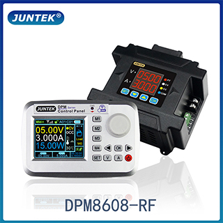 JUNTEK DPM8608-RF 60V 8A remote control voltmeter dc-dc power supply voltage regulator constant current converter buck module ► Photo 1/6