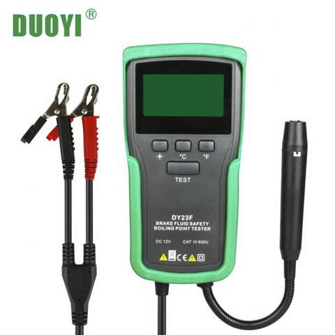 DUOYI DY23F Brake Fluid Boiling Point Tester  Antifreeze Point Detector Automotive Car Brake System Diagnostics Tool 12V DOT345 ► Photo 1/6