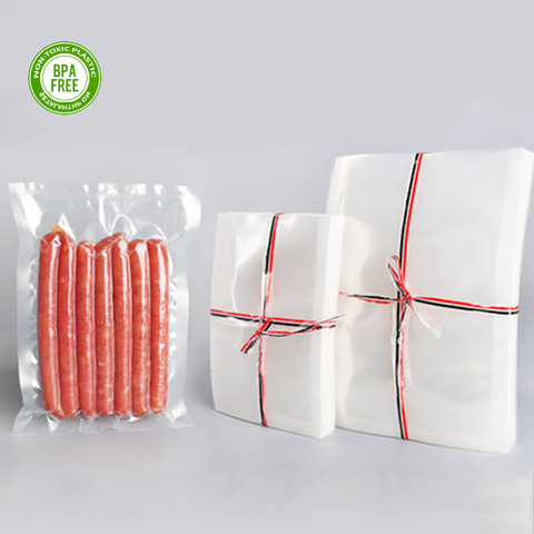 Vacuum Bags For Food 100PCS /Lot BPA-Free Food Grade Storage Film Heated Freezer Bags Kitchen Packaging Bags For Vacuum Sealer ► Photo 1/6