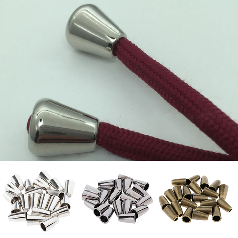 20pcs Zinc Alloy Bell Drawstring Rope Ends Cord Stopper Rope Paracord Locks ► Photo 1/6