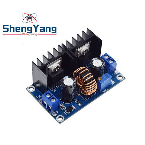 TZT MH-ET LIVE Max 8A 200W DC-DC Step Down XL4016 PWM Adjustable 4-40V To 1.25-36V Step-Down Board Module ► Photo 1/5