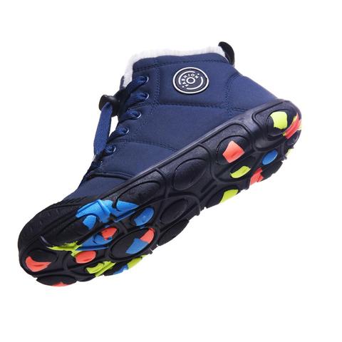 Unisex 2022 Fashion Winter Boys Snow Boots Girls Waterproof Umbrella Cloth Fabric Children Sneaker New Winter Kids Shoes D06163 ► Photo 1/6