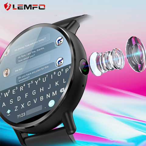 LEMFO LEM X Android 7.1 4G 2.03 Inch 900Mah 8MP Camera Waterproof Luxury Smart Watch Sport GPS Watch Smartwatch For Men ► Photo 1/6