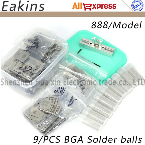 New Upgrade 888/modls BGA Stencil Bga Reballing Stencil Kit With Direct Heating Reballing Station Replace+9/PCS BGA Solder Balls ► Photo 1/6