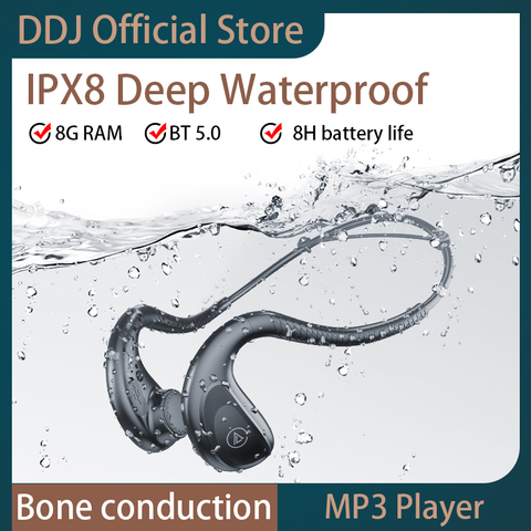 Waterproof Earphone Bone Conduction Wireless Bluetooth Stereo Headset With 8G RAM IPX8 Sports Swimming Headphones for Xiaomi ► Photo 1/6