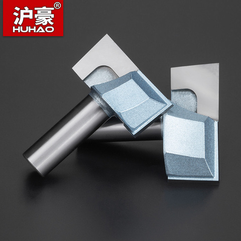 HUHAO 1/2 Shank Industrial Flat End Mill Woodworking Tools Bottom knife Drill Router Bit Wood MDF Plywood Tungsten Steel Blade ► Photo 1/6