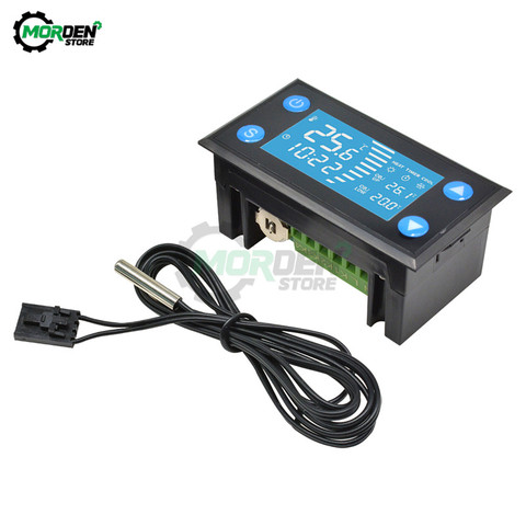 W1213 LED Digital Temperature Humidity Controller Thermostat Humidistat Thermometer Incubator Fridge Heating Cooling AC 110V 220 ► Photo 1/6