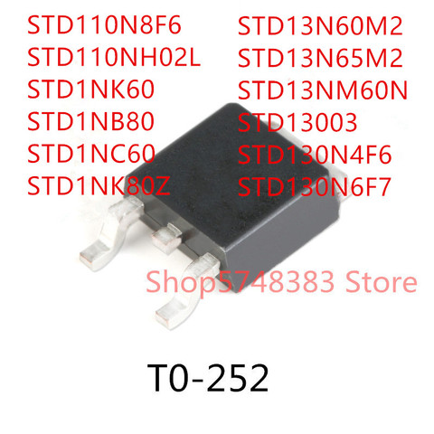 STD110N8F6 STD110NH02L STD1NK60 STD1NB80 STD1NC60 STD1NK80Z STD13N60M2 STD13N65M2 STD13NM60N STD13003 STD130N4F6 STD130N6F7 ► Photo 1/1