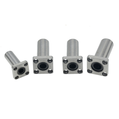 4PCS LMK10LUU LMK12LUU Long Type 10MM 12MM Flange Linear Baring CNC Linear Bush ► Photo 1/4