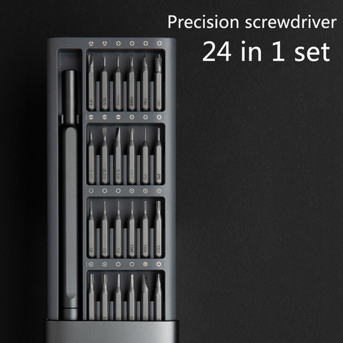 24pcs/lot Precision Screwdriver Set Super Hard Mini Cross Torx electronic electrical appliances household small screwdriver ► Photo 1/6