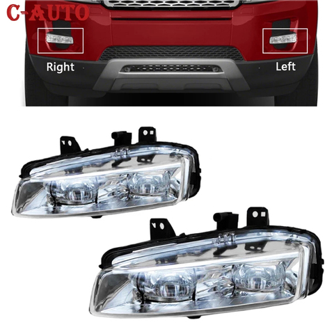 Car Headlight DRL fog lamp Car LED Light Front fog lamps light For Land Range Rover Evoque 2012 2013 2014 foglights car-styling ► Photo 1/5