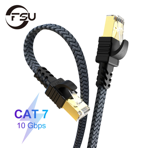 FSU Ethernet Cable RJ45 Cat7 Lan Cable UTP RJ45 Network Cable for Cat7 Compatible Patch Cord for Modem Router Cable Ethernet ► Photo 1/6
