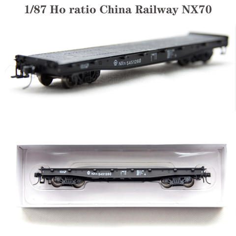 1/87  Ho ratio  China Railway NX70  Flat transporter model  Collection model ► Photo 1/6