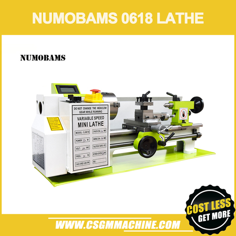 NUMOBAMS CQ0618 350mm 600W Brushless Motor Varible speed reaout metal lathe all steel gear 32mm spindle hole mini metal lathe ► Photo 1/6