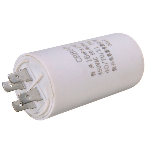 CBB60 450V 16uF Motor Starting Capacitor For Washing Machines Motor Starting Stable Polypropylene Film Capacitor ► Photo 1/6