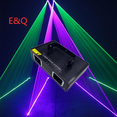 Factory Outlet Laser Lamp 2 Head Laser Dual Hole Stage Effect DMX512 Lighting For DJ Disco Party KTV Nightclub And Dance Floor ► Photo 1/6