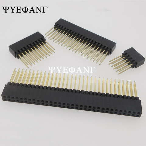 1 Piece 2.54mm 2x10P/16P/20P/25P/32P/40 Pin Female Stacking Header Connector Dual Row 2x20P PC104 For Raspberry Pi 2 Mode ► Photo 1/3