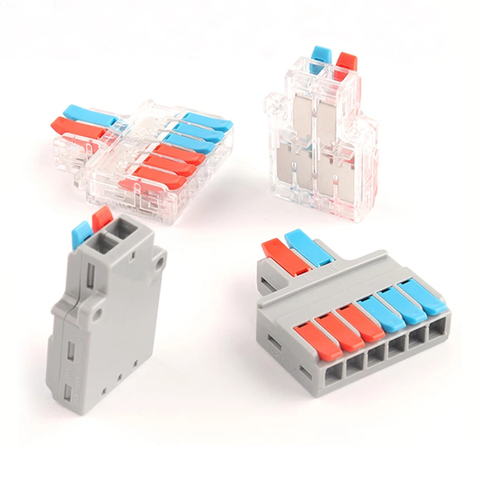 Quick electrical splitter Wire Connector SPL Universal Push-in Cable Wiring Terminal Block Connectors into 0.5-6mm2 ► Photo 1/6