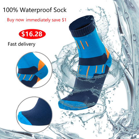 100% Waterproof Breathable Bamboo rayon Socks  For Hiking Hunting Skiing Fishing Seamless Outdoor Sports Unisex dropshipping ► Photo 1/6