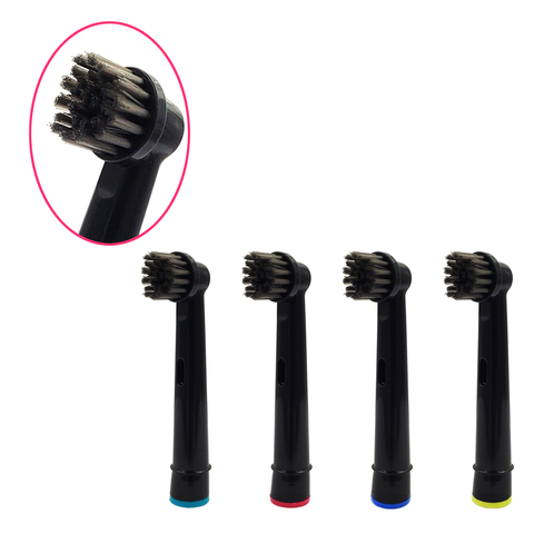4x Bamboo Charcoal bristles 100% Recyclable brush heads precision clean Replacement Heads for Oral-B Electric Toothbrush heads ► Photo 1/6
