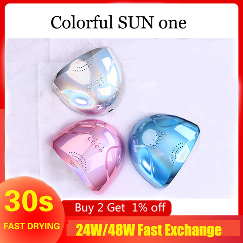 New Sunone 48W UV Lamp Nail Polish Dryer 30 LEDs Light Drying Fingernail&Toe Gel Curing Nail Art Dryer Manicure ► Photo 1/6