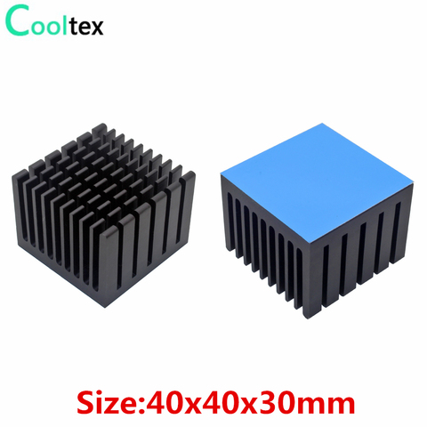 2pcs 40x40x30mm Aluminum Heatsink Radiator Heat Sink Cooling for Electronic Chip LED With Thermal Conductive double sided Tape ► Photo 1/6